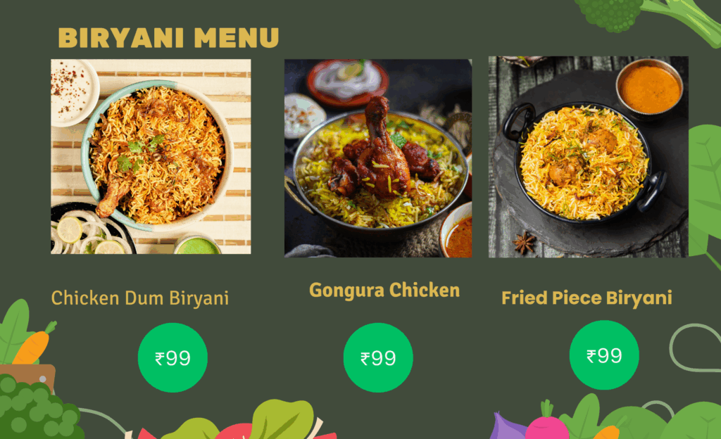 Hyderabadi special biryani